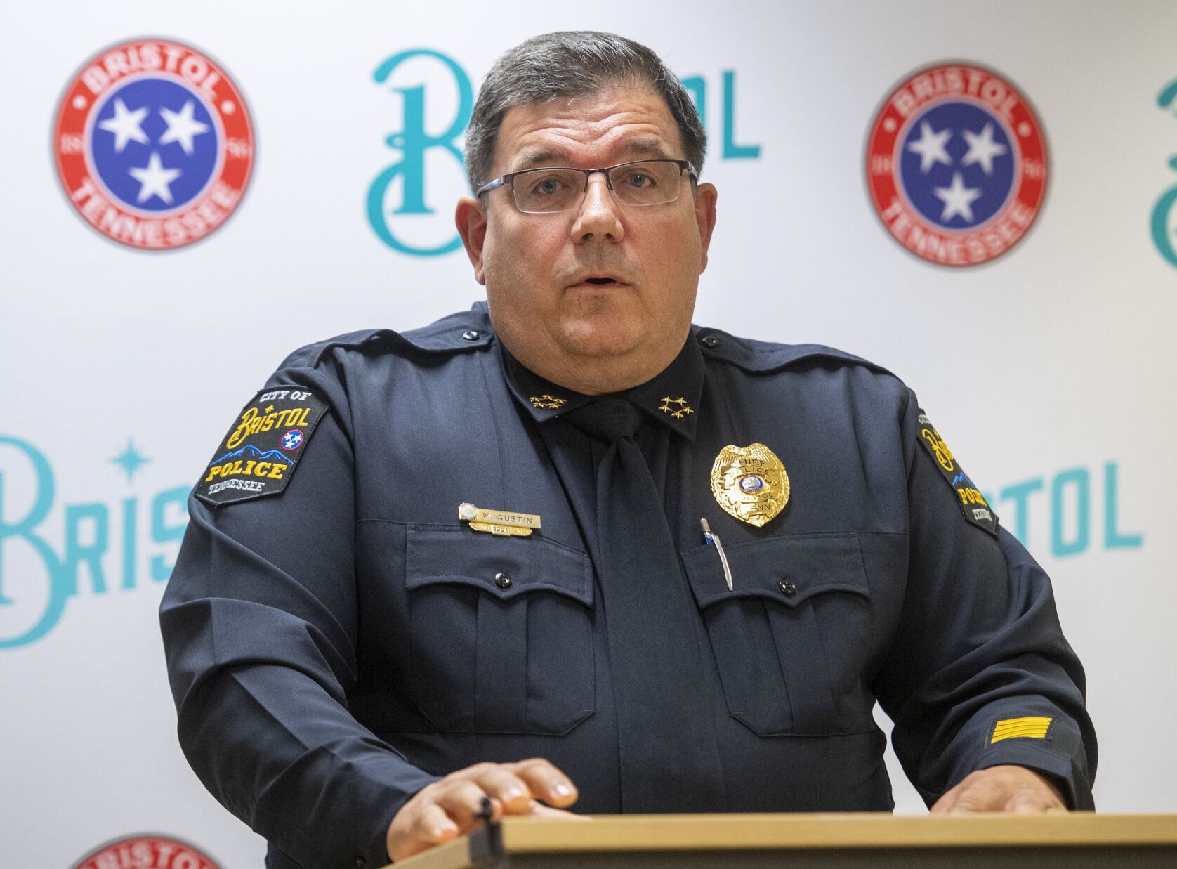 Bristol Tennessee Police Chief Matt Austin